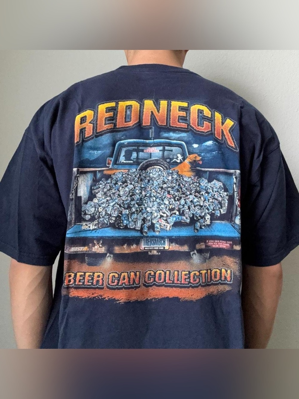 Vintage 2000s Redneck Sportswear Graphics Tee Shirt Y2K
